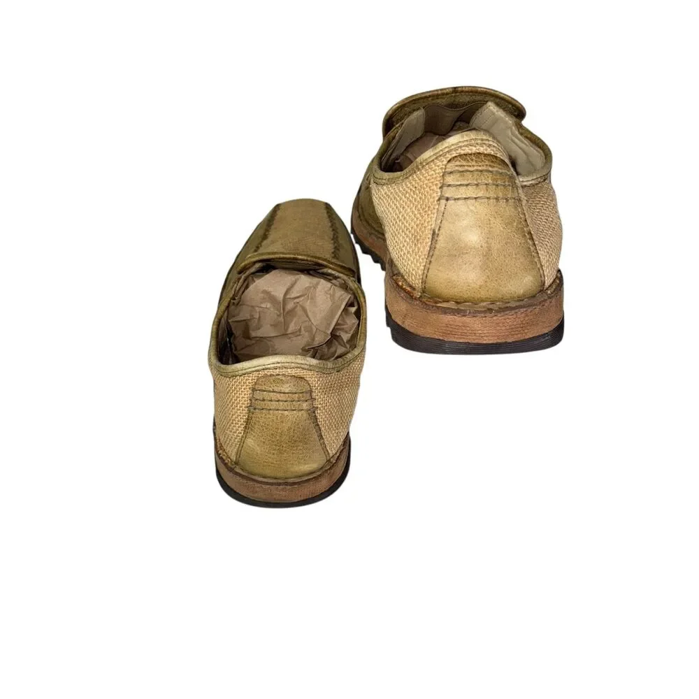 Doc Dr Martens Tevin Slip On Loafers Mens 13 Brown Leather Casual Shoes Y2K - Picture 4 of 6